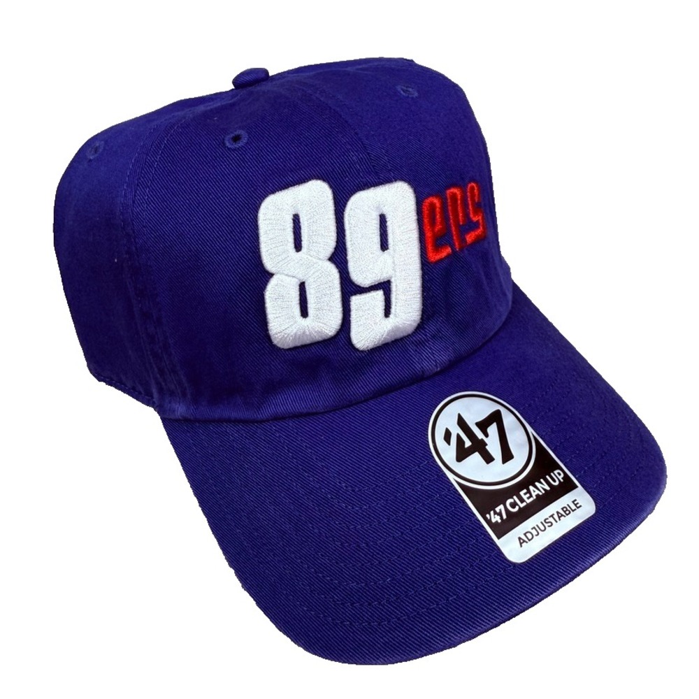 Oklahoma City 89ers Hat Cap Blue 47 Brand Clean Up Strapback Dad OKC Comets MiLB
